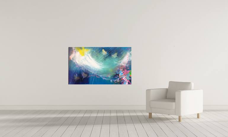 Original Abstract Expressionism Abstract Painting by Beate Garding Schubert