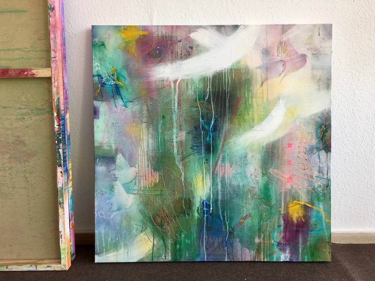 Original Abstract Painting by Bea Schubert