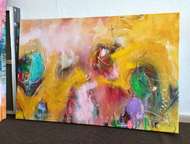 Original Abstract Painting by Bea Schubert