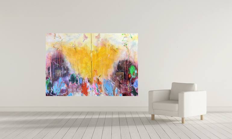 Original Abstract Painting by Bea Schubert