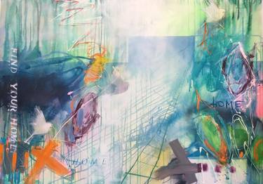 Original Street Art Abstract Paintings by Bea Schubert