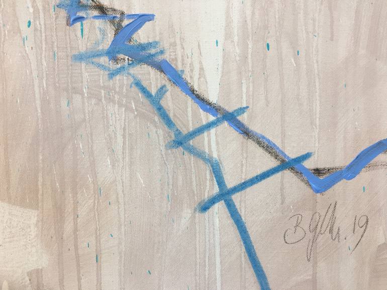 Original Abstract Expressionism Abstract Painting by Beate Garding Schubert