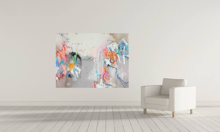 Original Street Art Abstract Painting by Bea Schubert