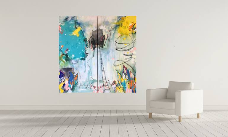 Original Abstract Painting by Bea Schubert