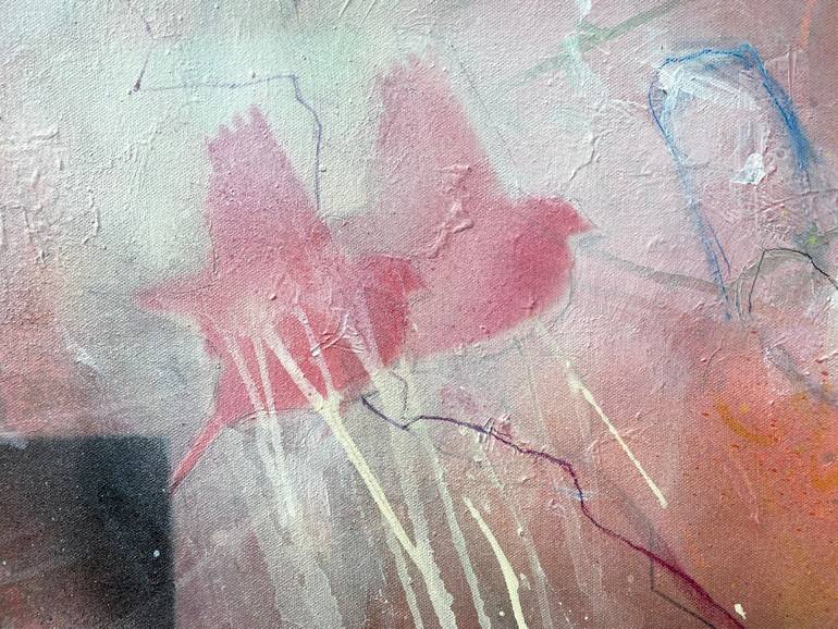 Original Abstract Expressionism Abstract Painting by Beate Garding Schubert