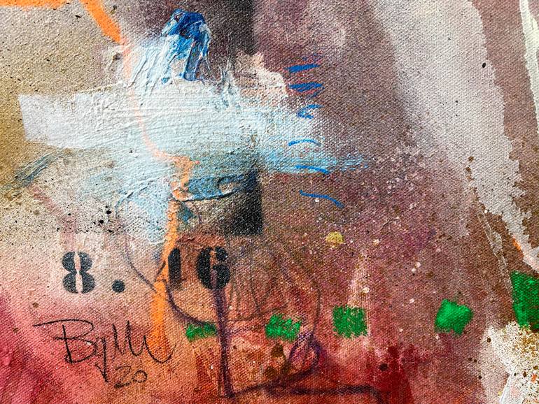 Original Abstract Expressionism Abstract Painting by Beate Garding Schubert