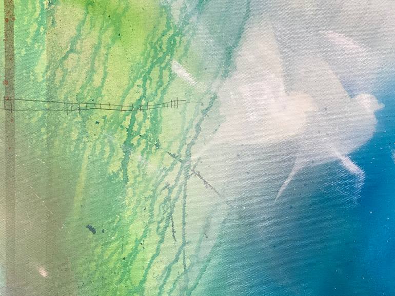 Original Abstract Expressionism Abstract Painting by Beate Garding Schubert