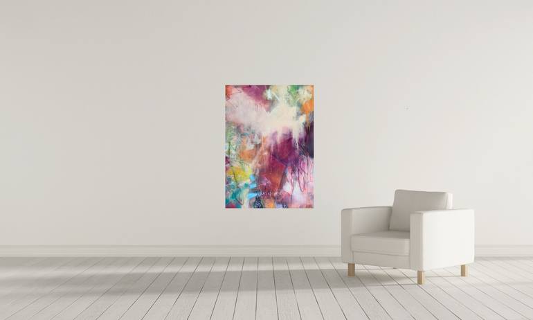 Original Street Art Abstract Painting by Beate Garding Schubert