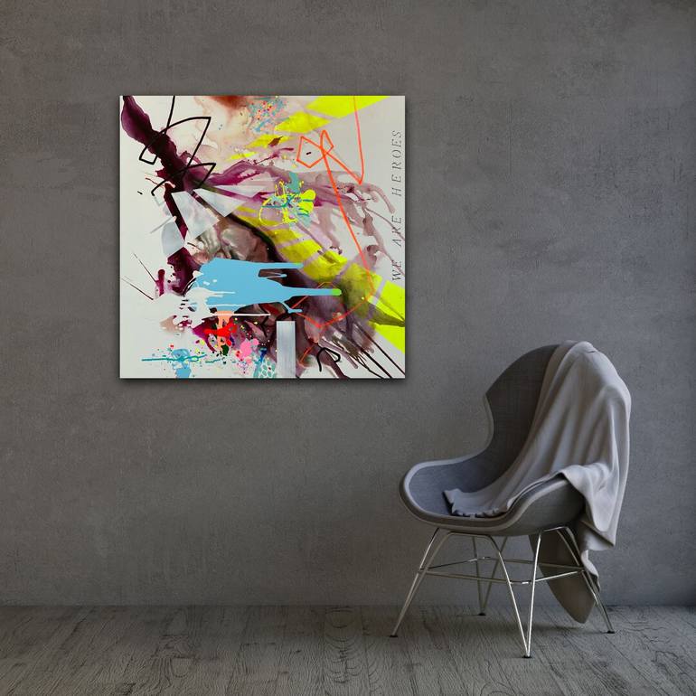 Original contemporary Abstract Painting by Bea Schubert