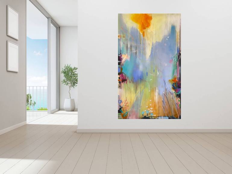 Original Abstract Painting by Bea Schubert