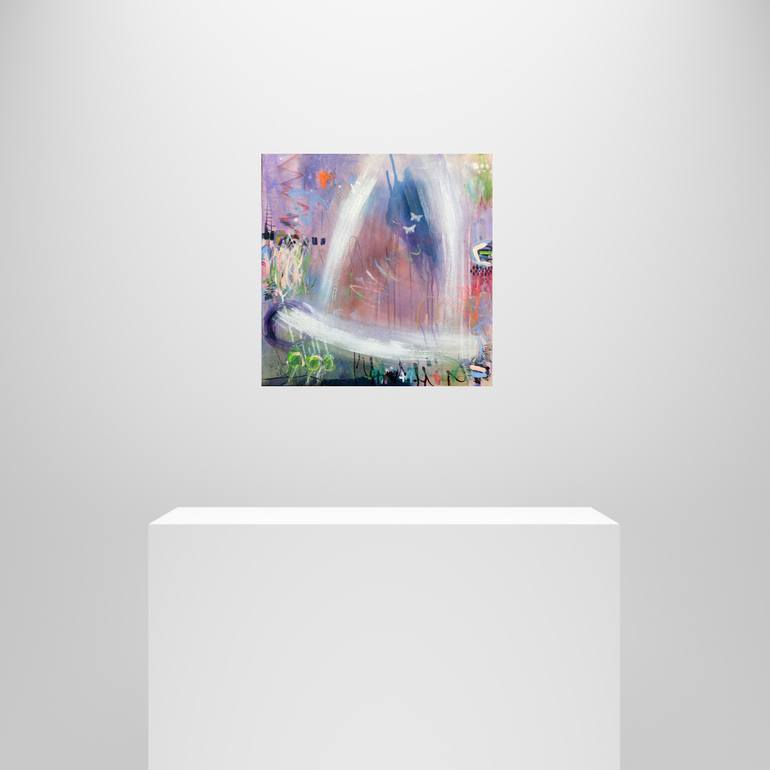 Original Abstract Expressionism Abstract Painting by Beate Garding Schubert