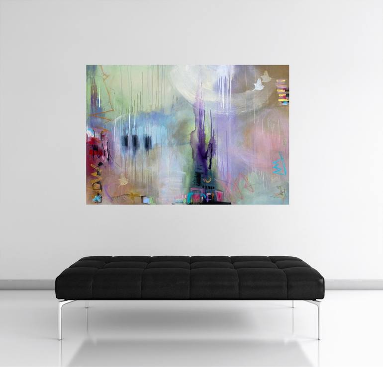 Original Abstract Painting by Bea Schubert