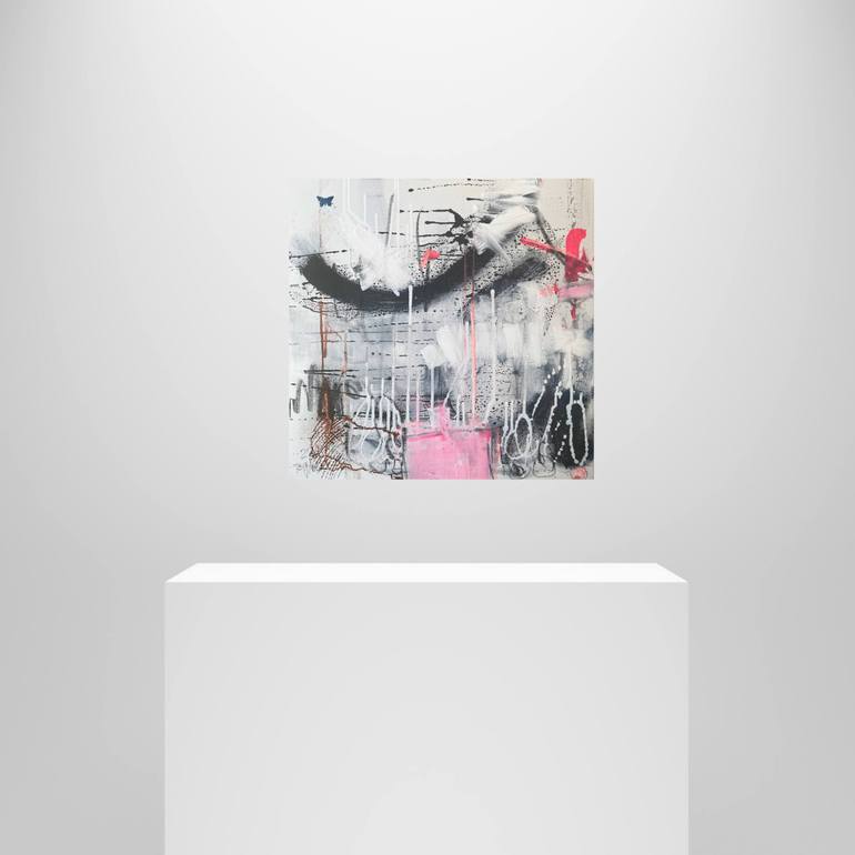 Original Abstract Expressionism Abstract Painting by Beate Garding Schubert