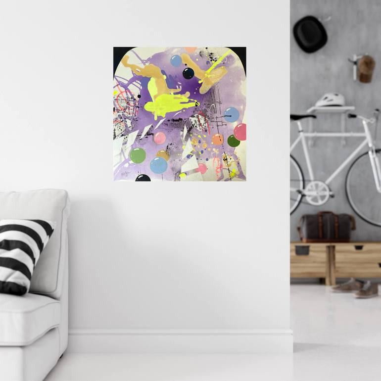 Original Abstract Painting by Bea Schubert