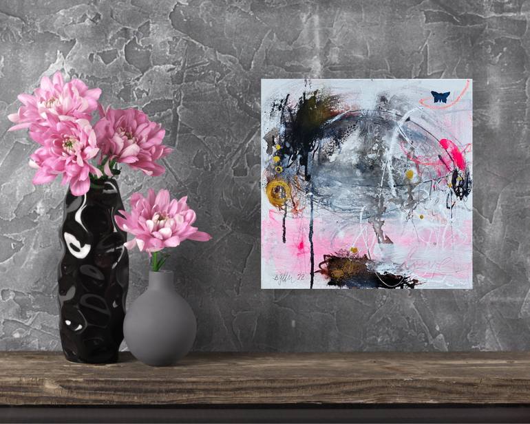 Original Abstract Expressionism Abstract Painting by Beate Garding Schubert
