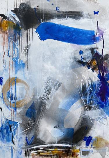 Original Abstract Expressionism Abstract Paintings by Bea Schubert