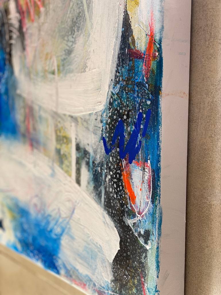 Original Abstract Expressionism Abstract Painting by Beate Garding Schubert