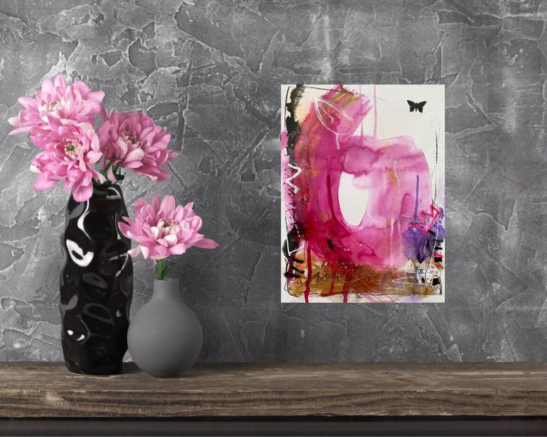 Original Abstract Expressionism Abstract Painting by Beate Garding Schubert