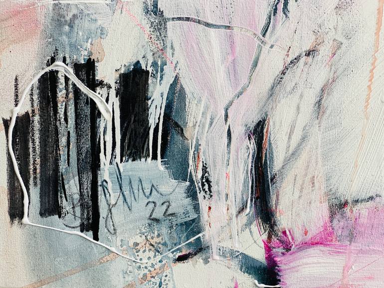 Original Abstract Expressionism Abstract Painting by Beate Garding Schubert