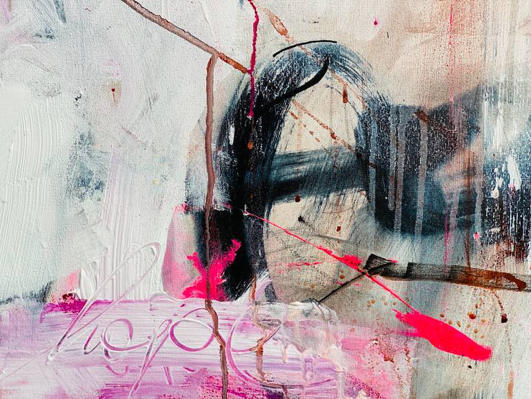 Original Abstract Expressionism Abstract Painting by Beate Garding Schubert