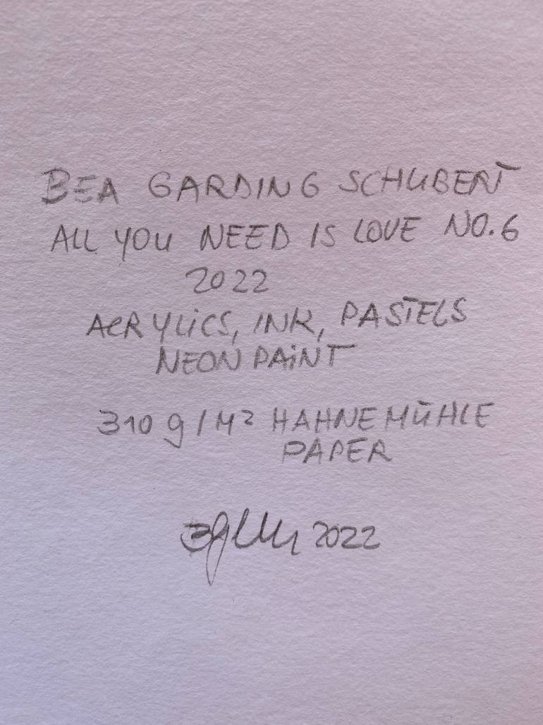 Original Abstract Expressionism Abstract Painting by Beate Garding Schubert