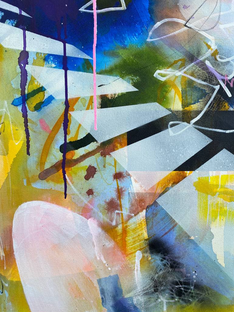 Original Abstract Expressionism Abstract Painting by Beate Garding Schubert