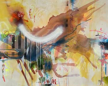 Print of Street Art Abstract Paintings by Bea Schubert
