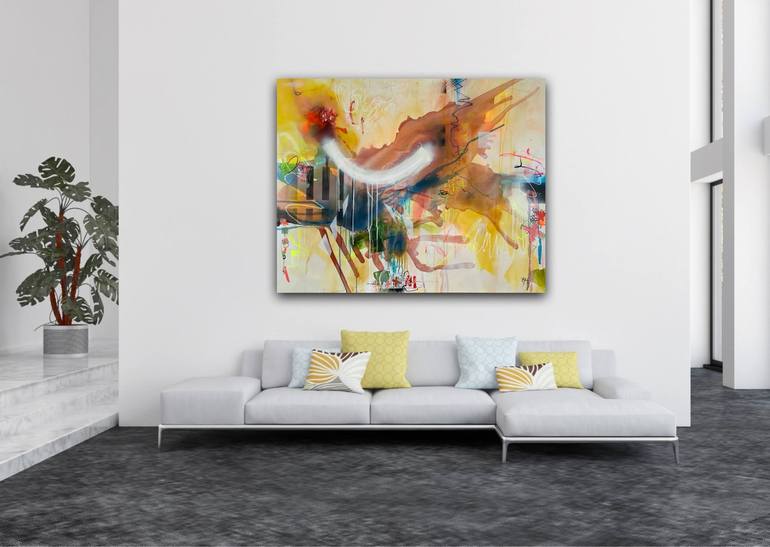 Original Abstract Painting by Bea Schubert