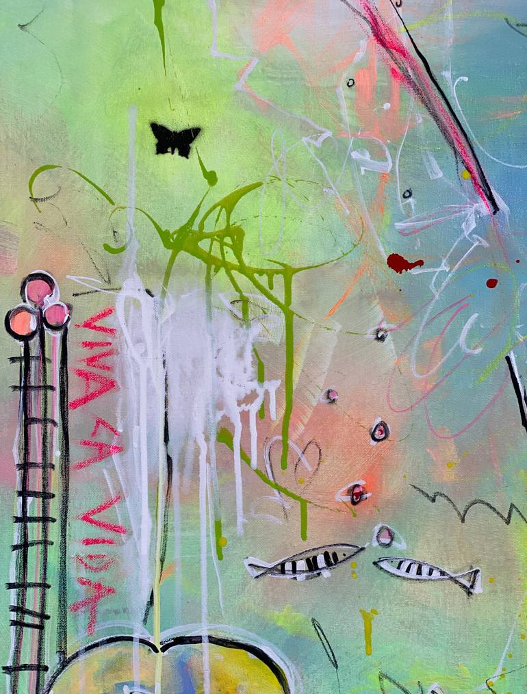Original Pop Art Pop Culture/Celebrity Painting by Beate Garding Schubert