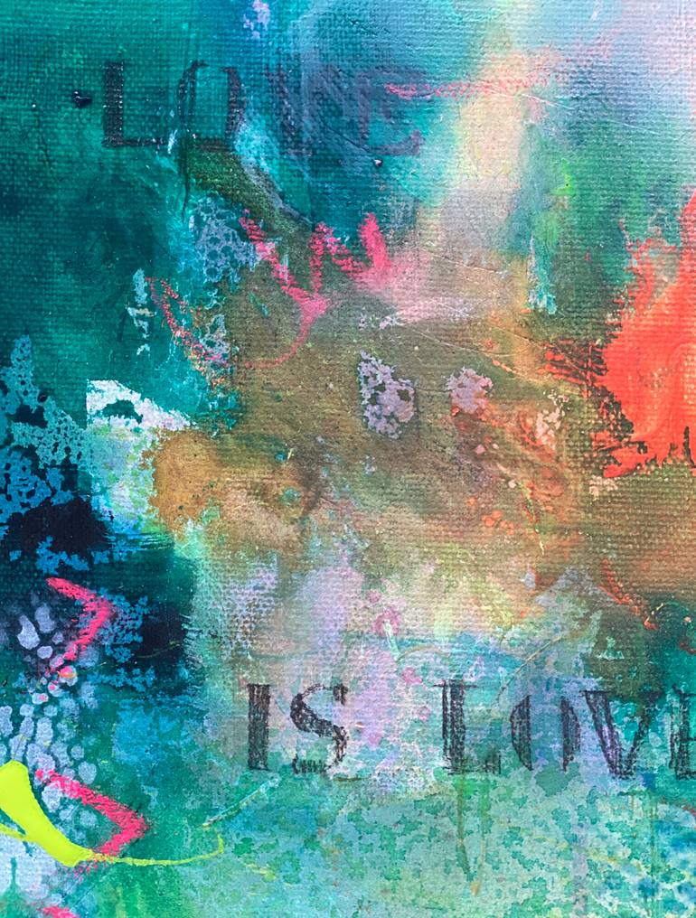 Original Street Art Love Painting by Beate Garding Schubert