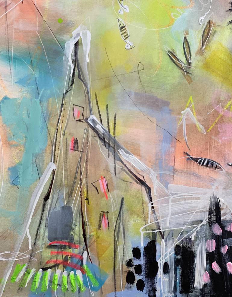 Original Contemporary Love Painting by Beate Garding Schubert