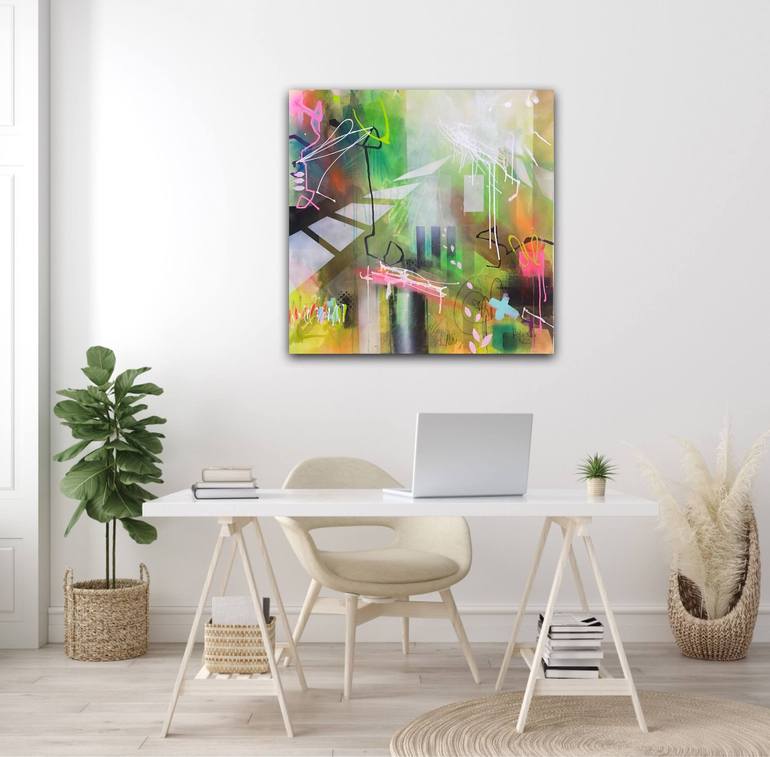 Original Abstract Painting by Bea Schubert