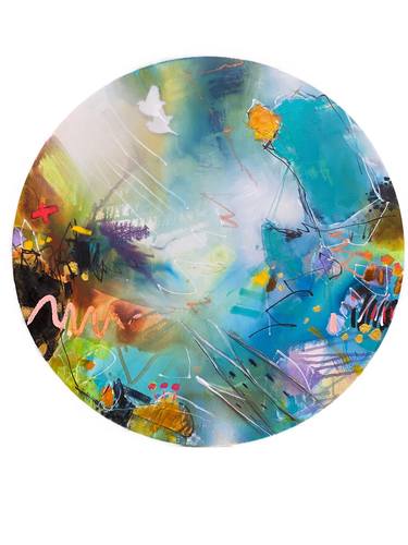 Circular Painting Paintings Saatchi Art