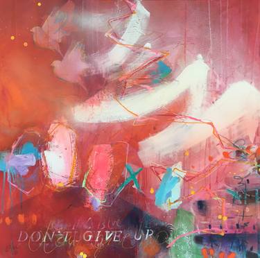 Original Street Art Abstract Paintings by Beate Garding Schubert