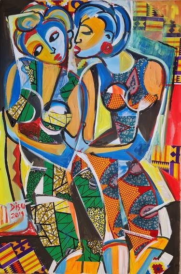Original Abstract Paintings by Dada Adesoji Disu