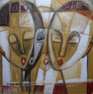 Print of Cubism Performing Arts Paintings by Dada Adesoji Disu