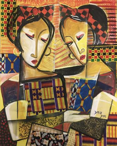 Print of Abstract Expressionism Abstract Paintings by Dada Adesoji Disu