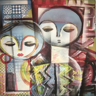 Original Abstract Paintings by Dada Adesoji Disu