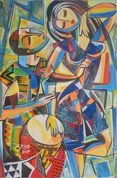 Print of Culture Paintings by Dada Adesoji Disu