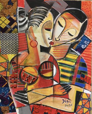 Print of Abstract Paintings by Dada Adesoji Disu