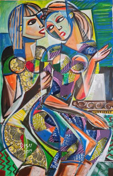 Print of Abstract Paintings by Dada Adesoji Disu