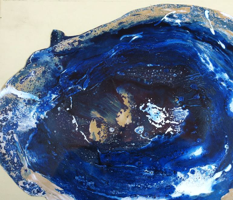 Original Abstract Expressionism Abstract Painting by Christophe Carton