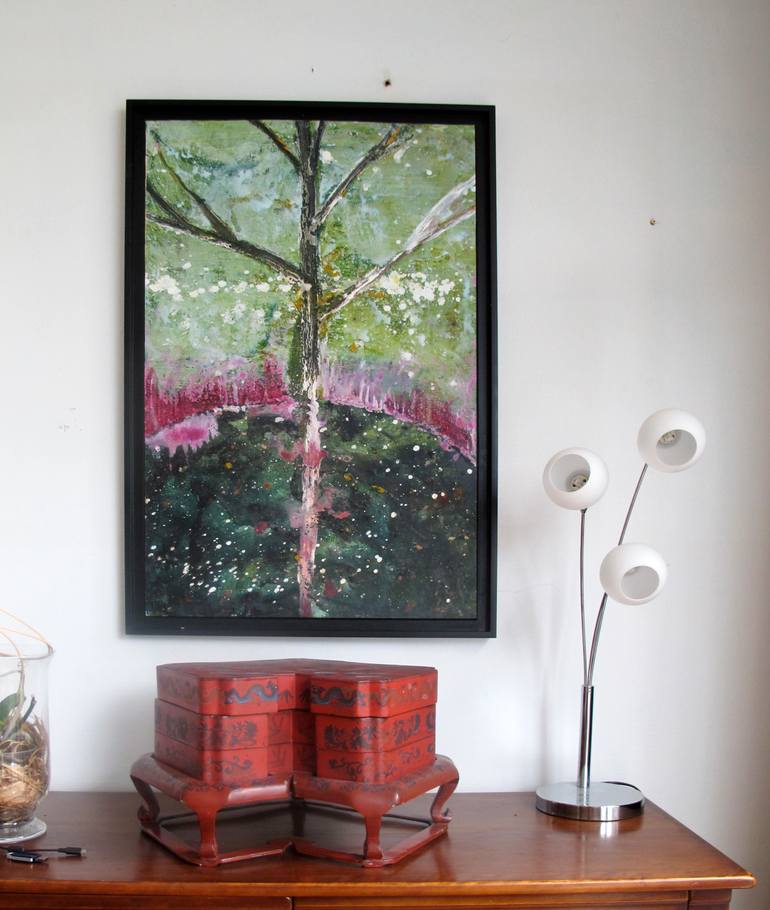 Original Expressionism Landscape Painting by Christophe Carton