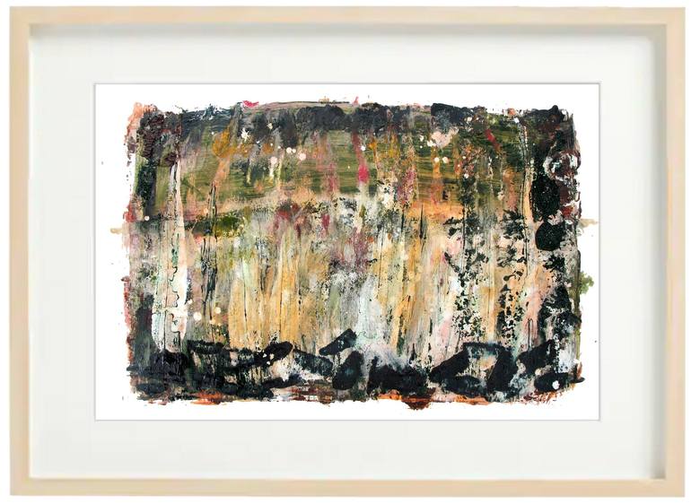 Original Abstract Expressionism Landscape Painting by christophe carton