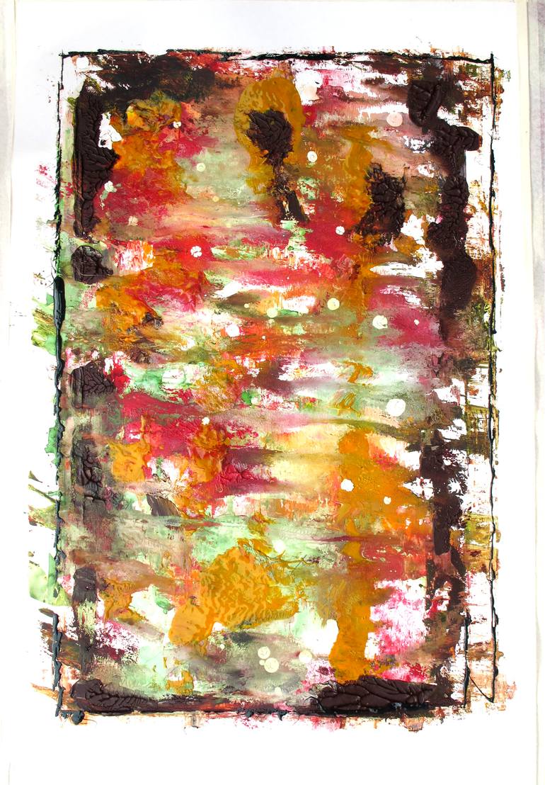 Original Abstract Expressionism Outer Space Painting by christophe carton