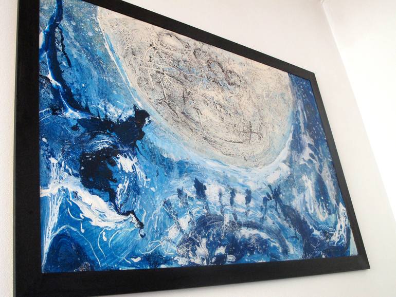 Original Abstract Expressionism Abstract Painting by Christophe Carton