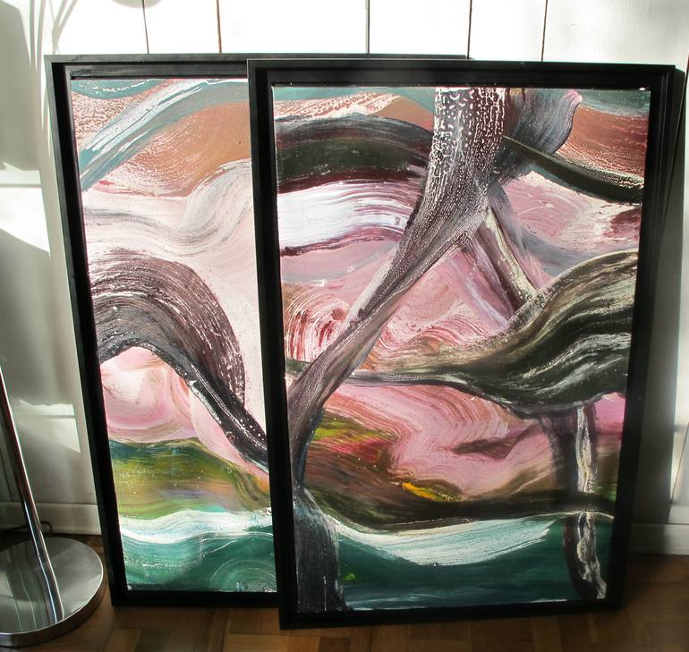Original Abstract Painting by christophe carton
