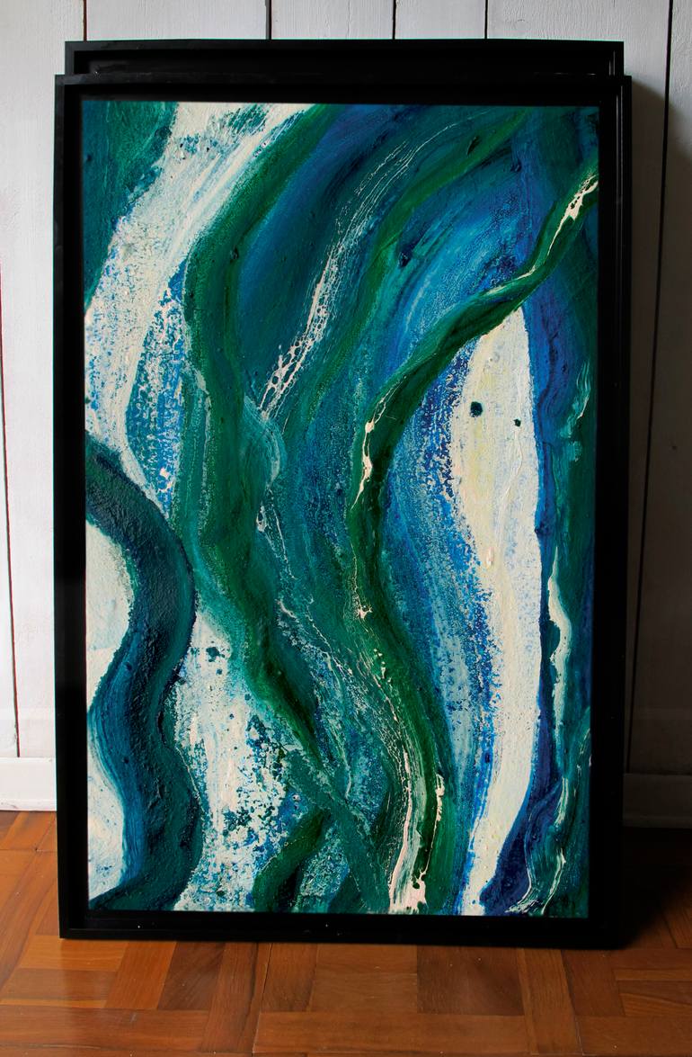 Original Abstract Expressionism Landscape Painting by Christophe Carton
