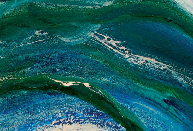 Original Abstract Expressionism Landscape Painting by Christophe Carton