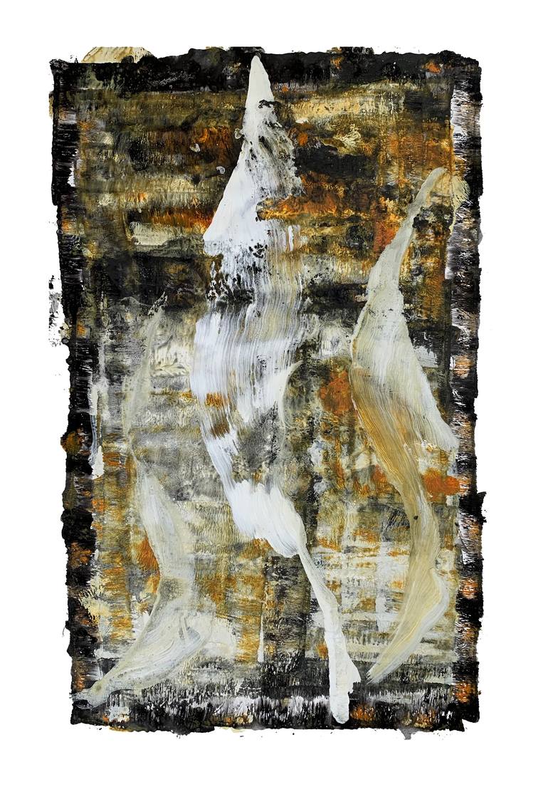 Original Abstract Expressionism Abstract Painting by Christophe Carton